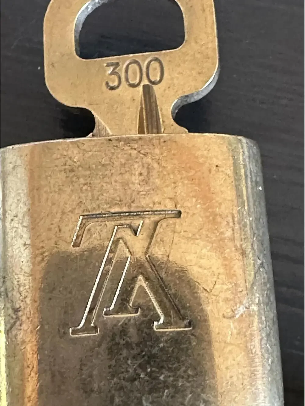 Vintage Padlock with Key LV #300